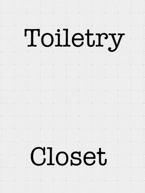 Toiletry Closet